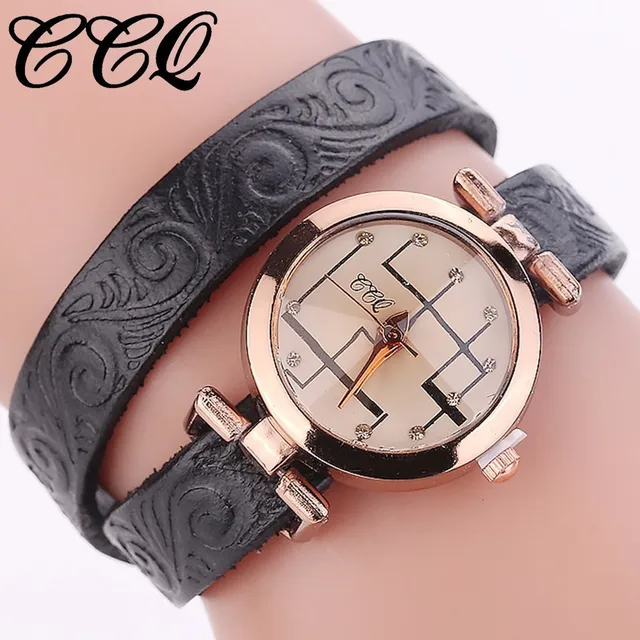 CCQ Brand Genuine Cow Leather Quartz Wristwatches Fashion Casual Women Bracelet CCQ Brand Genuine Cow Leather Quartz Wristwatches Fashion Casual Women Bracelet