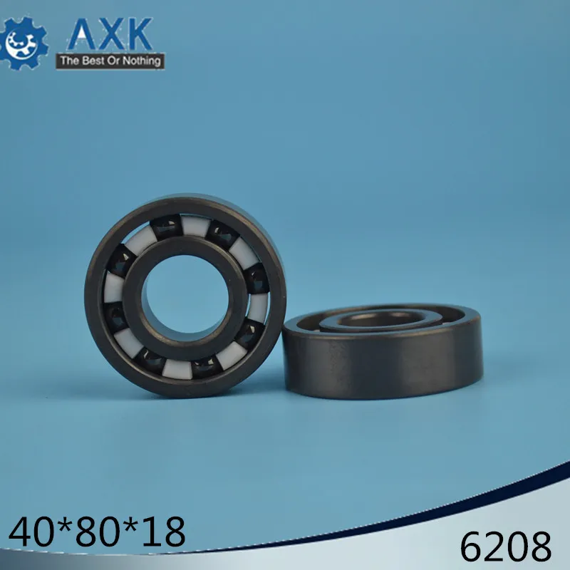 6208 Full Ceramic Bearing ( 1 PC ) 40*80*18 mm Si3N4 Material 6208CE All Silicon Nitride Ceramic Ball Bearings