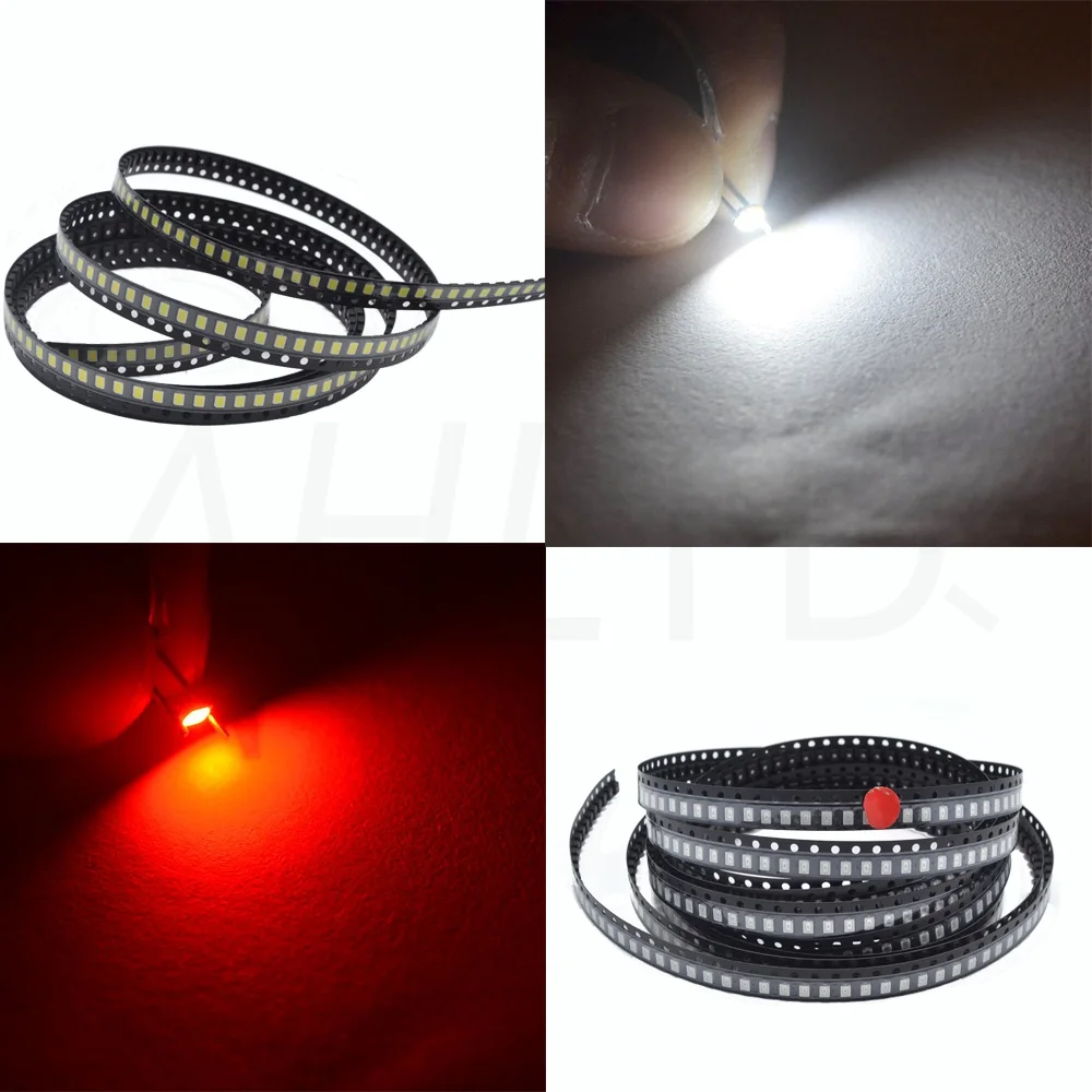 Ahltd Wholesale 500pcs 3020 White Ultra Bright Chip 800-1000LM 100,000hrs 6000~6500K Surface Mount SMT LED Light Emitting Diode Lamp