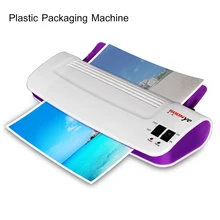 Laminador en frío y caliente para documentos A4, máquina laminadora de rollos de película de plástico, M-25