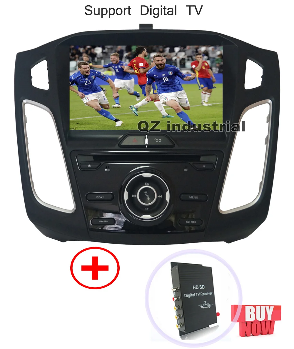 Flash Deal QZ industrial HD 9inch IPS Android 8.1 for Ford Focus 2012-2015 Car DVD player with Radio Navigation GPS 3G 4G Wifi BT RDS Map 15