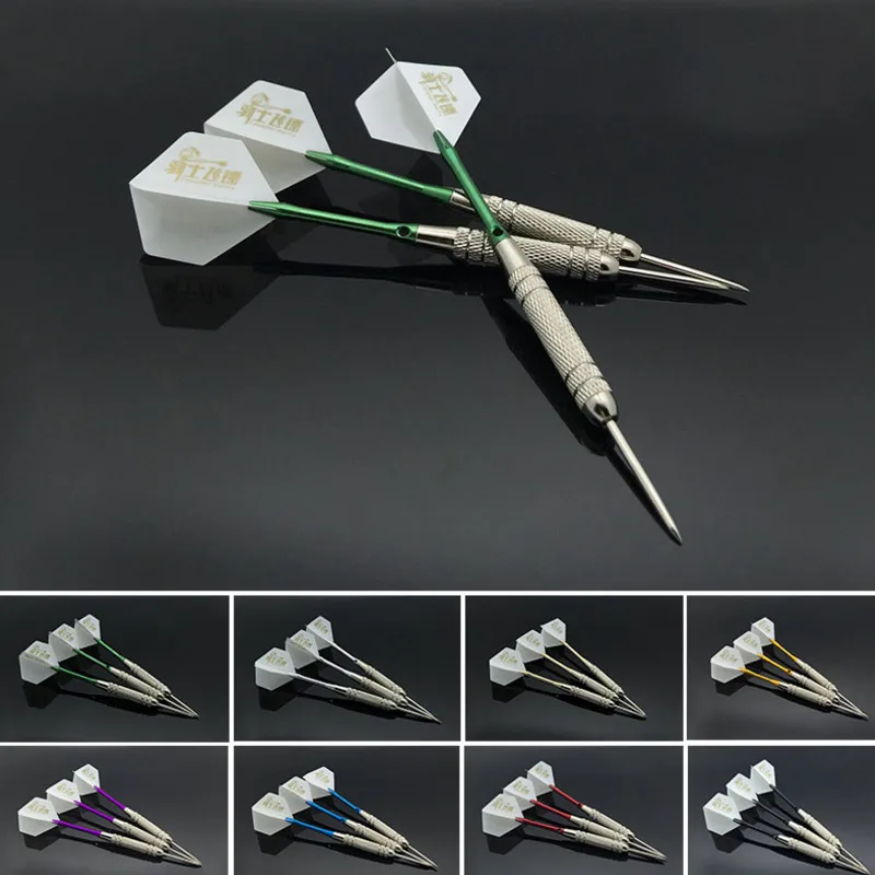19G 3pcs/set Professional Needle Flights steel, copper, aluminum Hard