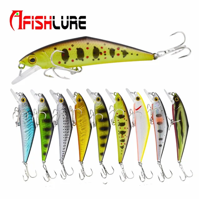 US $5.31 Dcontact Minnow 85mm 15g Plastic Hard Bait swimbait Fishing Bait Pike Bass Fishing Lures Wobblers 