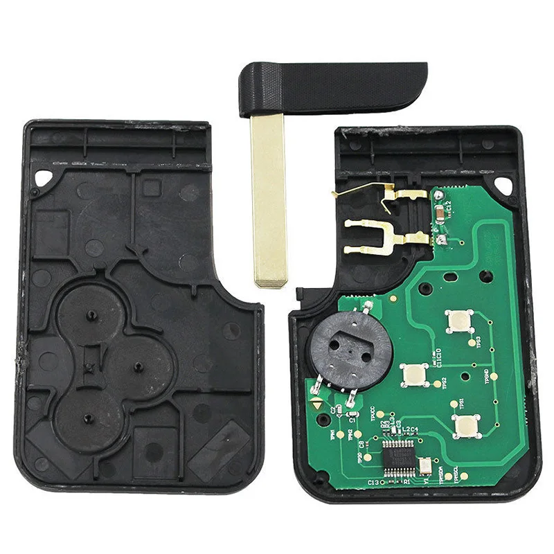 

For 03-08 Renault Megane/Scenic Card Remote Control Key 433MHZ ID46 PCF7947 Chip