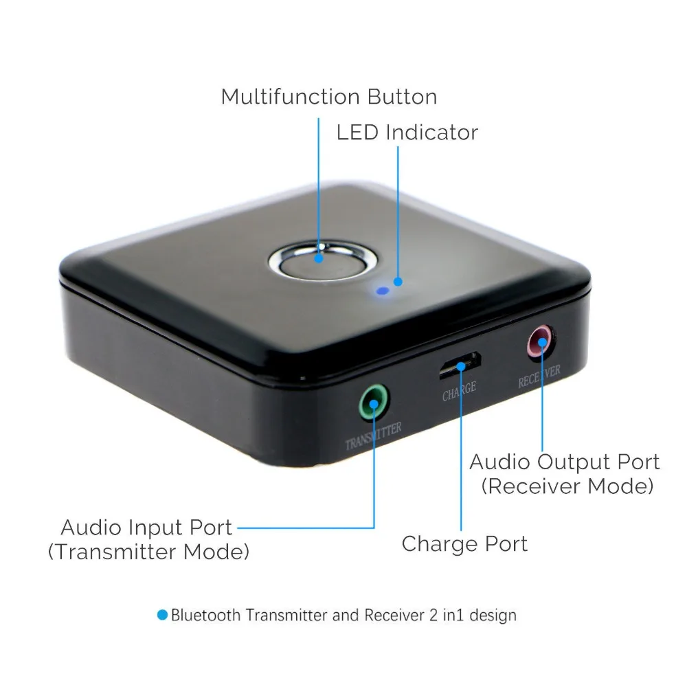 Bluetooth 4,0 приемник передатчик 2 в 1 стерео музыка, аудио, Bluetooth Adapter_KXL0220