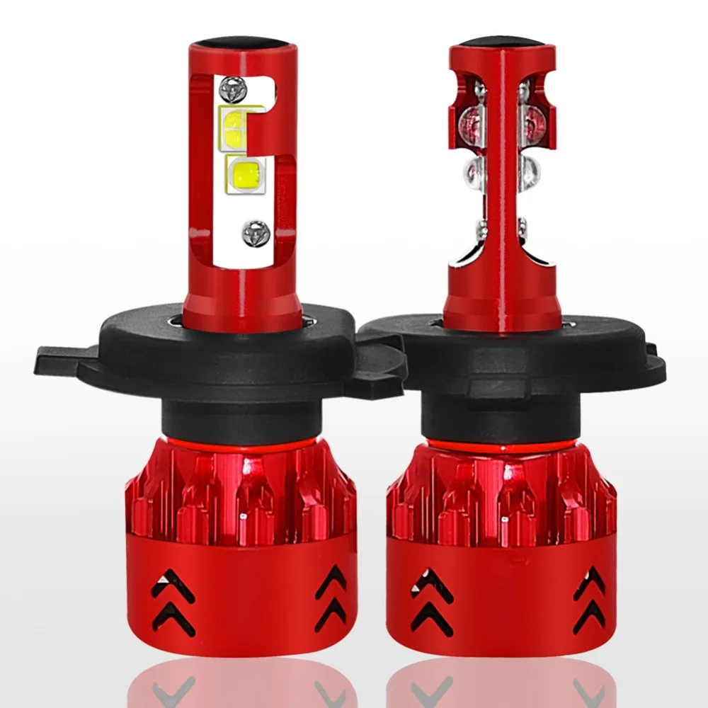 6000K Headlight 2 Pcs 9V 36V LED Car Lamps Automobile Head Lights H4/H7