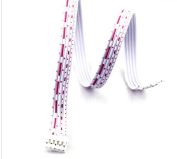 Linha do Cabo de Fio 5pin 5p com o Único Cabo da Fita do Encabeçamento 28awg do Pino do Conector do ph 2.0 mm