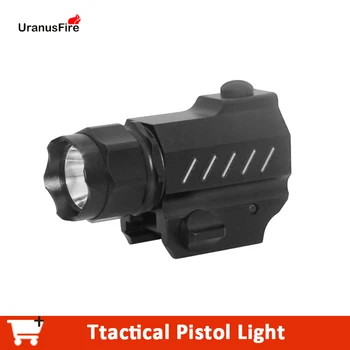 

Uranusfire LED MINI Gun flashlight torch 320LM tactical pistol light 2 modes G02 handgun Flashlight for 20mm Rail