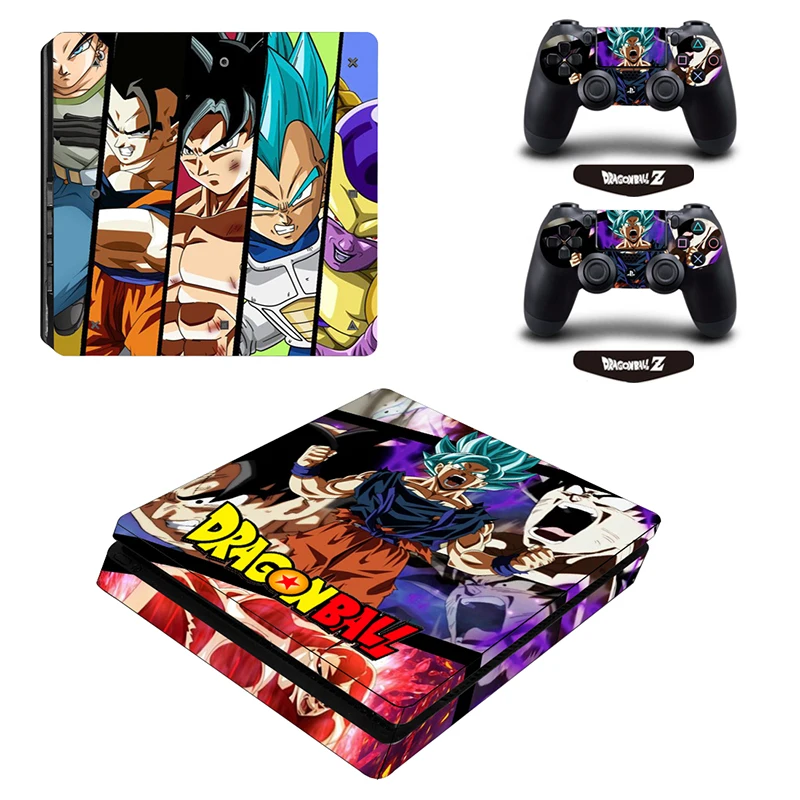 ARRKEO Dragon Ball Super Saiyan виниловая наклейка на кожу наклейка для sony PS4 playstation 4 тонкая Консоль 2 контроллера аксессуары