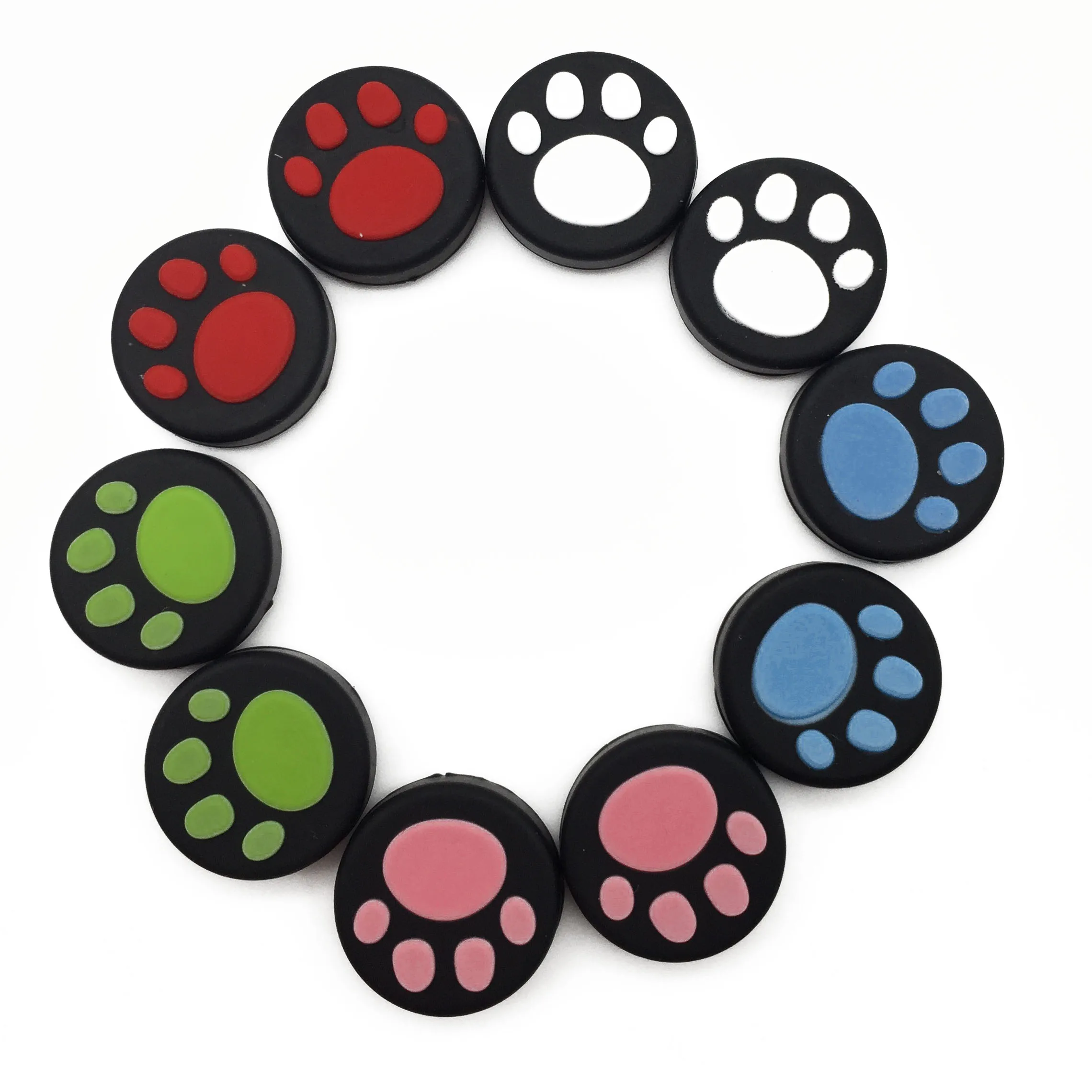 

2pcs Silicone Thumb Stick Grip Caps Joystick Button Case Cover for Nintend Switch NS Joy-Con Gamepad Controllers