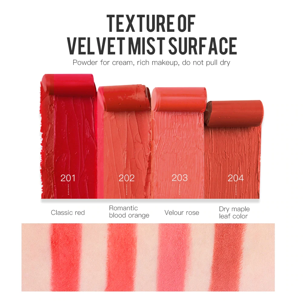 

Daralis Matte Lipstick for Women Sexy Brand Lip Color Cosmetics Waterproof Lipstick Long Lasting Miss Rose Lip stick Nude Makeup