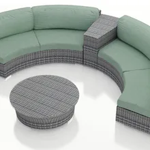 Великолепный дизайн; набор мебели в гостинную Патио 4 шт половину круглый Диванный комплект