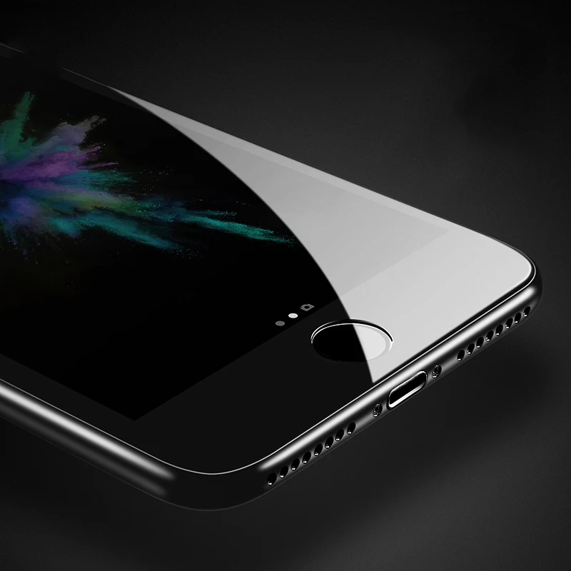 Baseus Tempered Glass For iPhone 8 8 Plus Screen Protector Ultra Thin 9H Protective Glass For iPhone 7 7 Plus Full Coverage Film