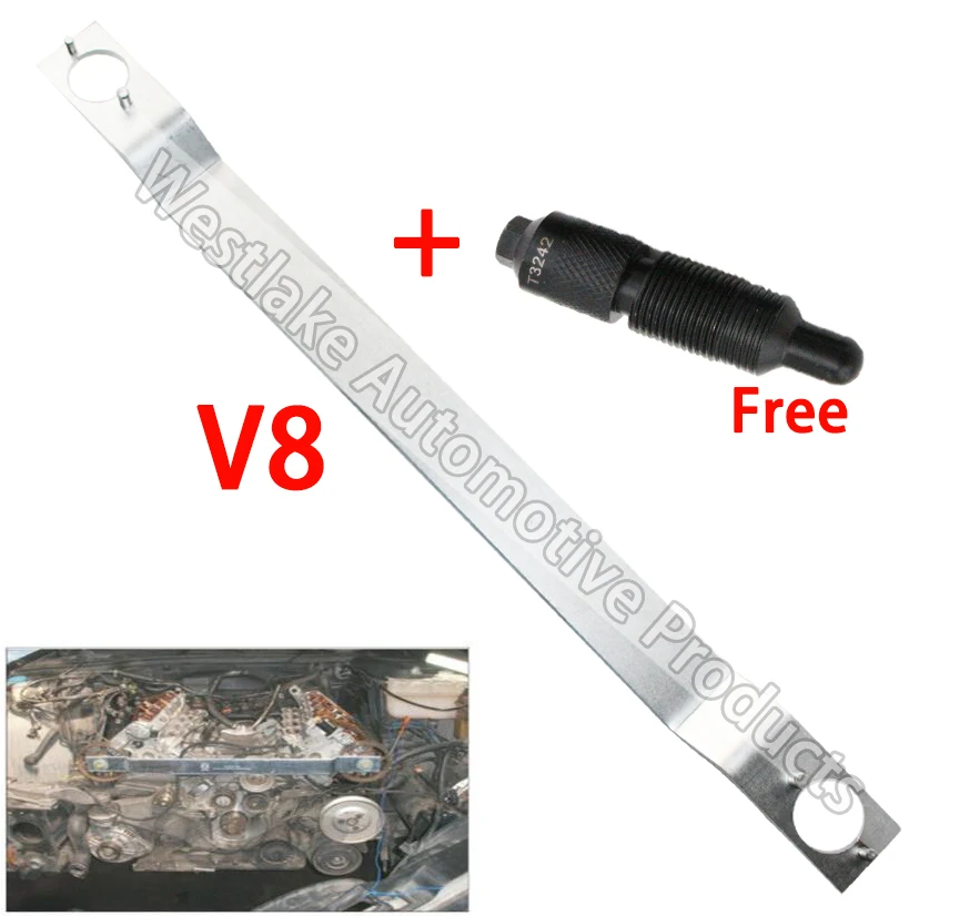 

T40005 VW/Audi A6 A8 V8 Camshaft Alignment Timing Locking Holder Pin Tool With Free T3242 Locking Pin