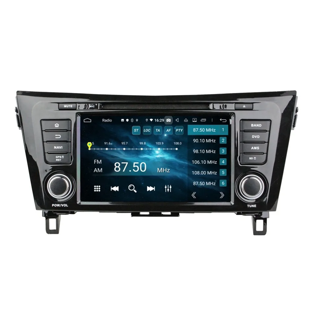 Discount 4GB+32GB IPS Android 9.0 Octa Core 2 din 8" Car DVD GPS for Nissan QashQai X-Trail 2014 2015 2016 GPS Radio Bluetooth WIFI USB 6