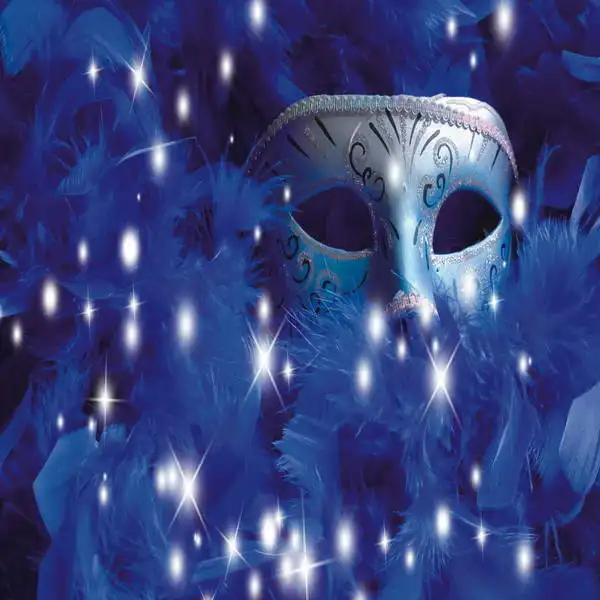 10x10ft Royal Blue Masquerade Mardi Gras Mask Feathers Seamless Washable Wrinkle Free Photo Background Backdrop Polyester Fabric Background Aliexpress