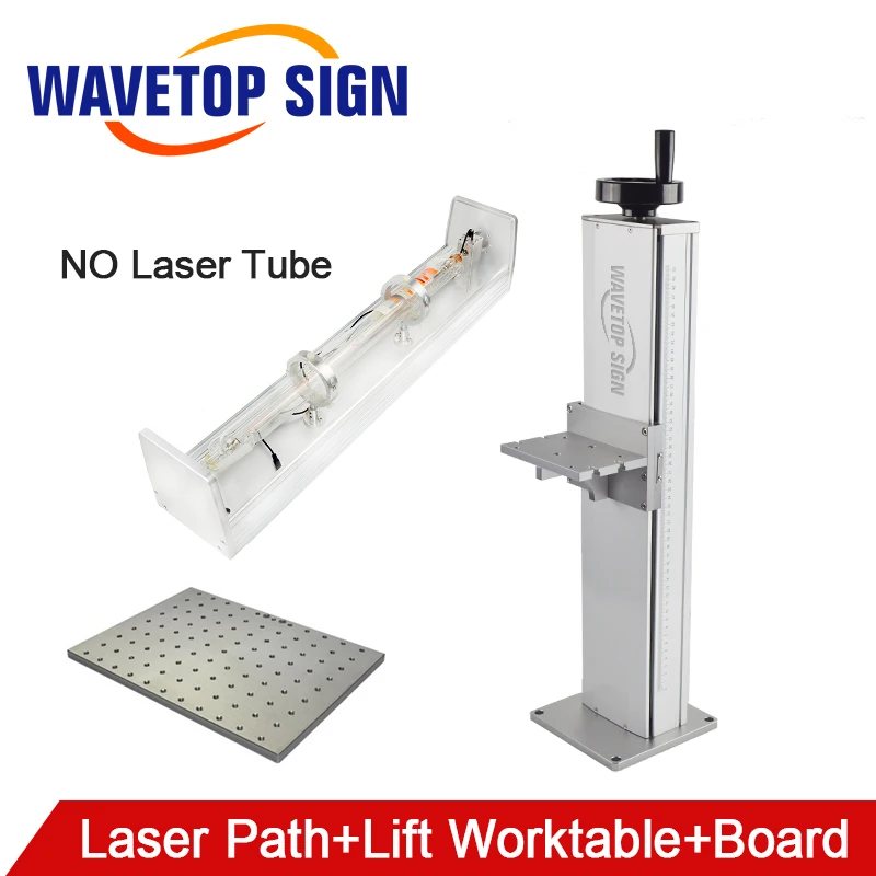 

WaveTopSign CO2 Laser Marking Machine Laser Path + Lift Wortable + Plate use for CO2 Laser / Fiber Laser Mark Machine