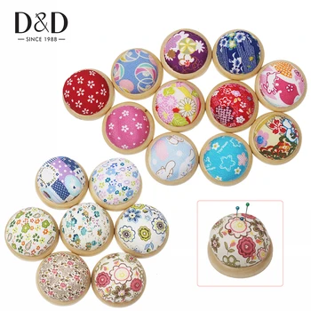 

Floral Printed Needle Pin Cushion Holder DIY Handcraft Tool Stitch Needle Pincusion Sewing Needlework Accessory New Year Gifts