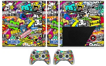 

262 Bombing Vinyl Skin Sticker Protector for Microsoft Xbox 360 E and 2 controller skins Stickers for XBOX360 SLIM E