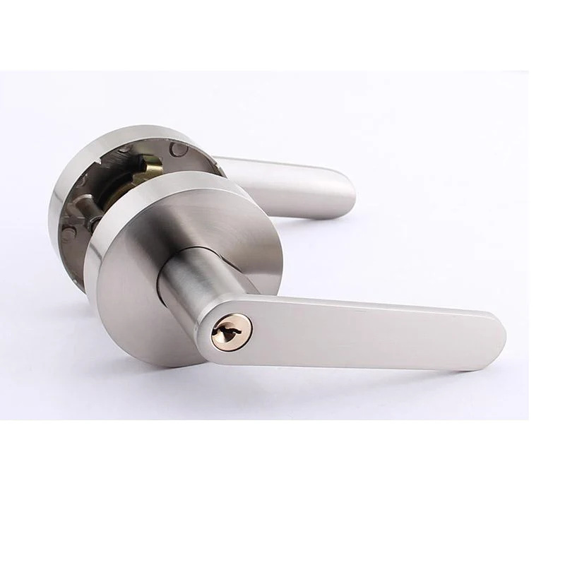 Buy SUS304 CYLINDRICAL LEVERSET DOOR LOCK WITH 60 70MM
