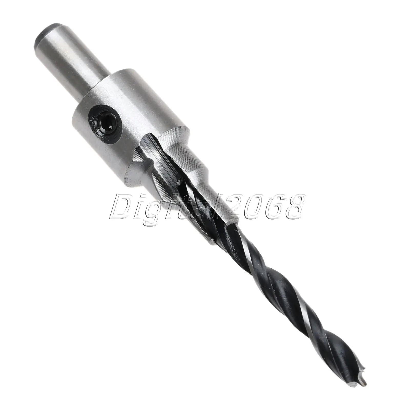 

New 1 Pc Drilling Countersink 3 Step Pilot Drill Bits Set Reamer Screw Wood Window Hinge Hole Saw Chamfer 5-7 mm Steps 8mm Shank