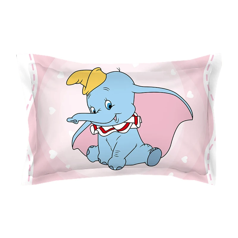 New Cartoon Dumbo Pattern Bedding Set Boy/Girls Baby Single Twin king Kids Duvet Cover Set Pillowcases queen blanket cover