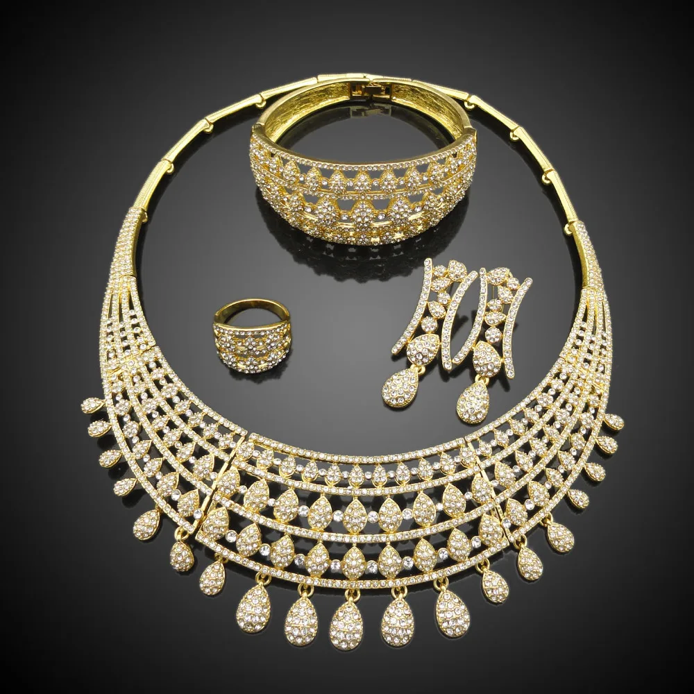 Yuminglai Christmas gift high quality Dubai costume jewelry cubic