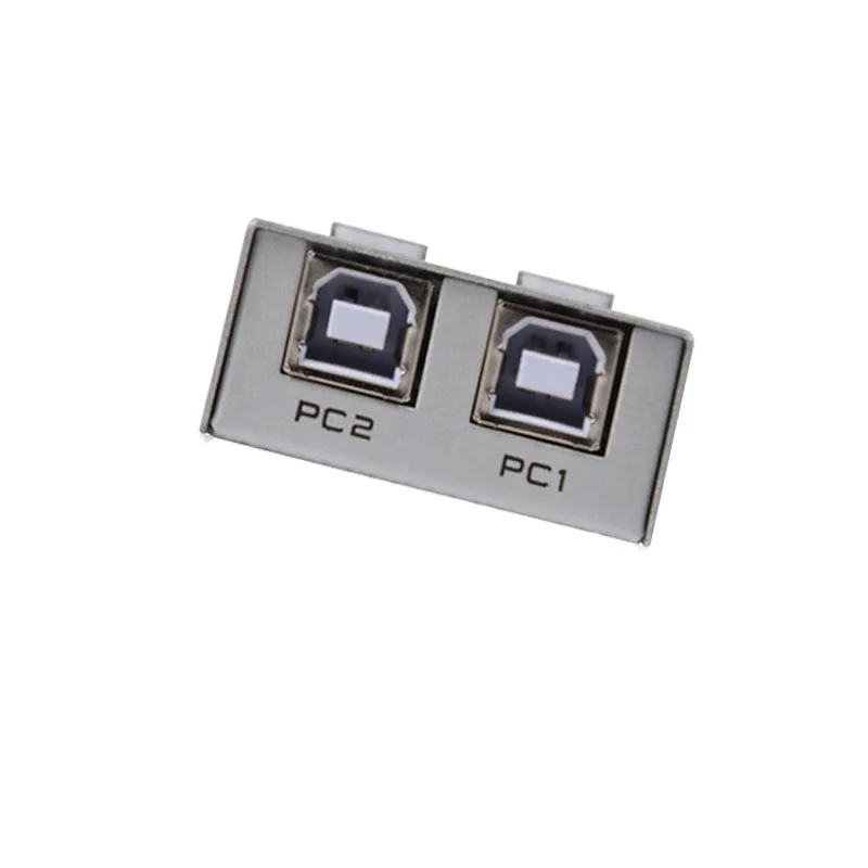 2 port USB Switch selector Auto Printer switch Sharer 2 in 1 out Two computers share 4