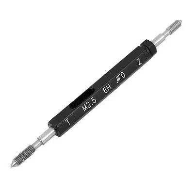 

M2.5 6H Steel Pipe Thread Plug Gage Go/No Go Gauge Gaging Tool