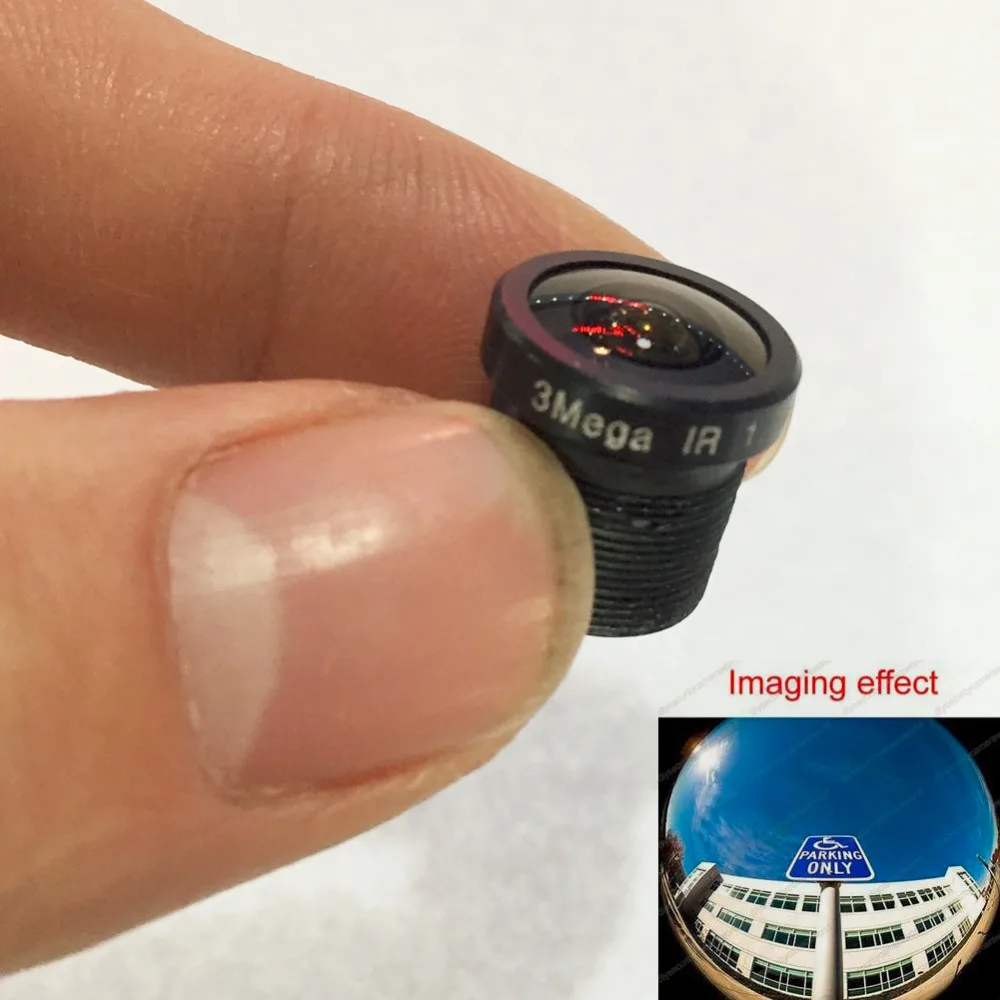 

Mini HD 1.7mm 3.0MP Lens Ultra Wide Angle Fish Eye m12x05 For CCTV 720P 1080P AHD CVI TVI IR Camera