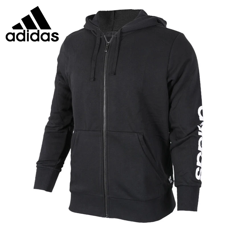 Nueva chaqueta deportiva con capucha Hombre Adidas LIN FZ FT| Chaquetas para running| -