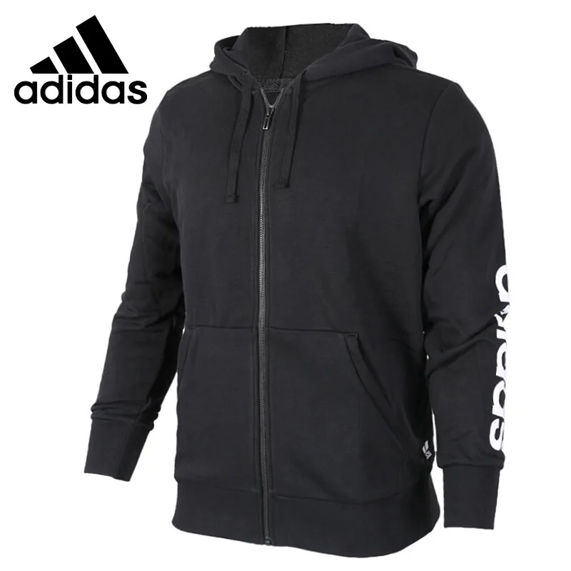 

Original New Arrival Adidas ESS LIN FZ FT Men's jacket Hooded Sportswear