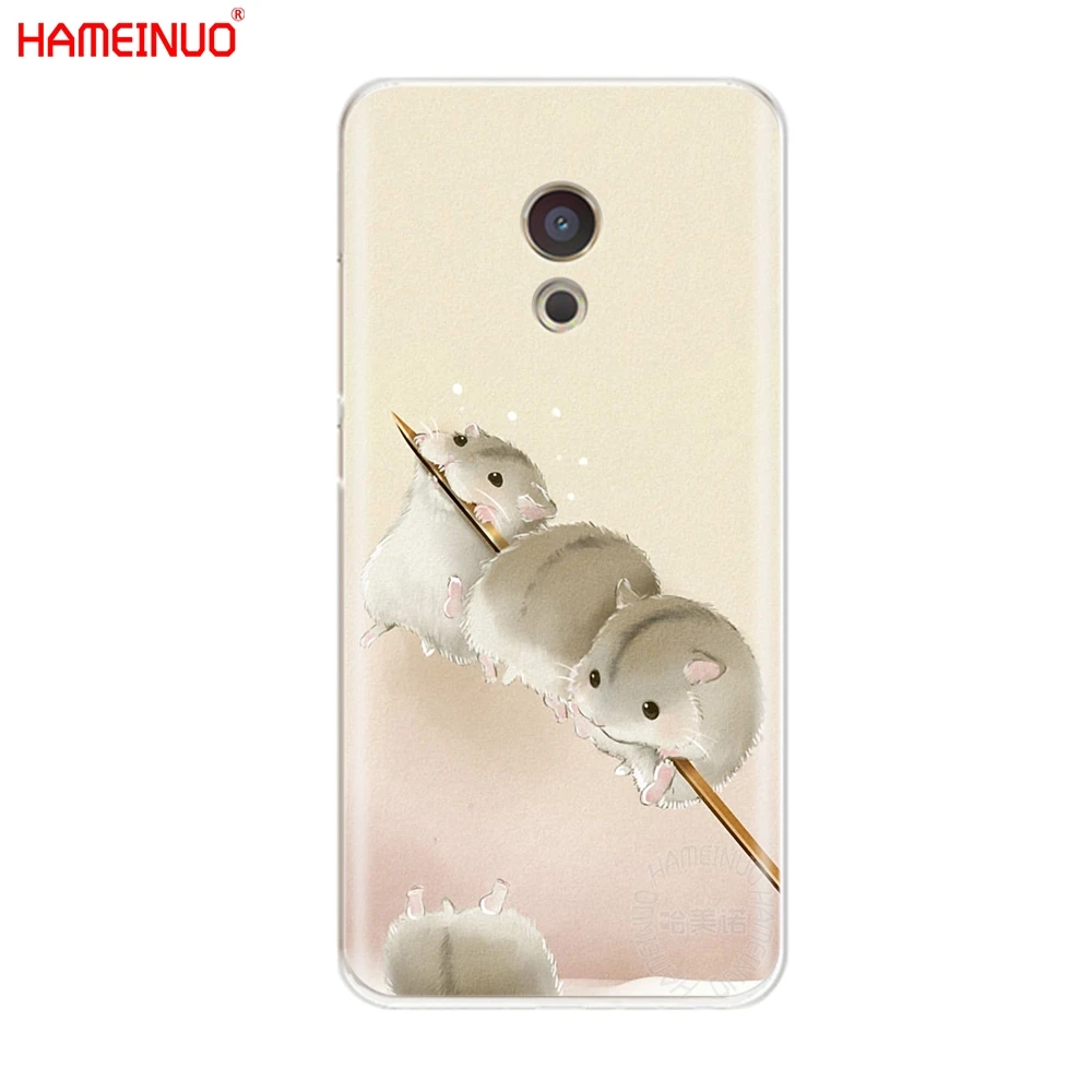 HAMEINUO кролик Мышь хомяк крышка чехол для телефона для Meizu M6 M5 M5S M2 M3 M3S MX4 MX5 MX6 PRO 6 5 U10 U20 note plus - Цвет: 60548