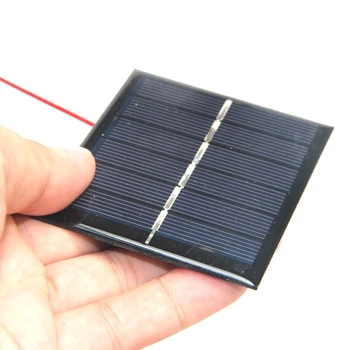 

BUHESHUI Hot Sale 100PCS/Lot 0.6W 3V Mini Solar Cell Epoxy Solar Panel DIY Solar Toys Education Kits 60*75MM Free Shipping