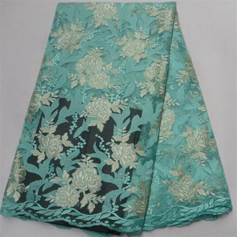 

African Lace Fabric 2018 Women Fashion tulle net lace fabric High Quality net lace Embroidery French Tulle Lace For Wedding