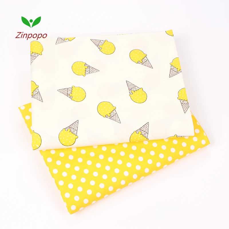 

2pcs /pack 40*50cm Cotton fabric for sewing tablecloth curtains tissu tecido doll DIY Cloth Patchwork quilting fabrics K91