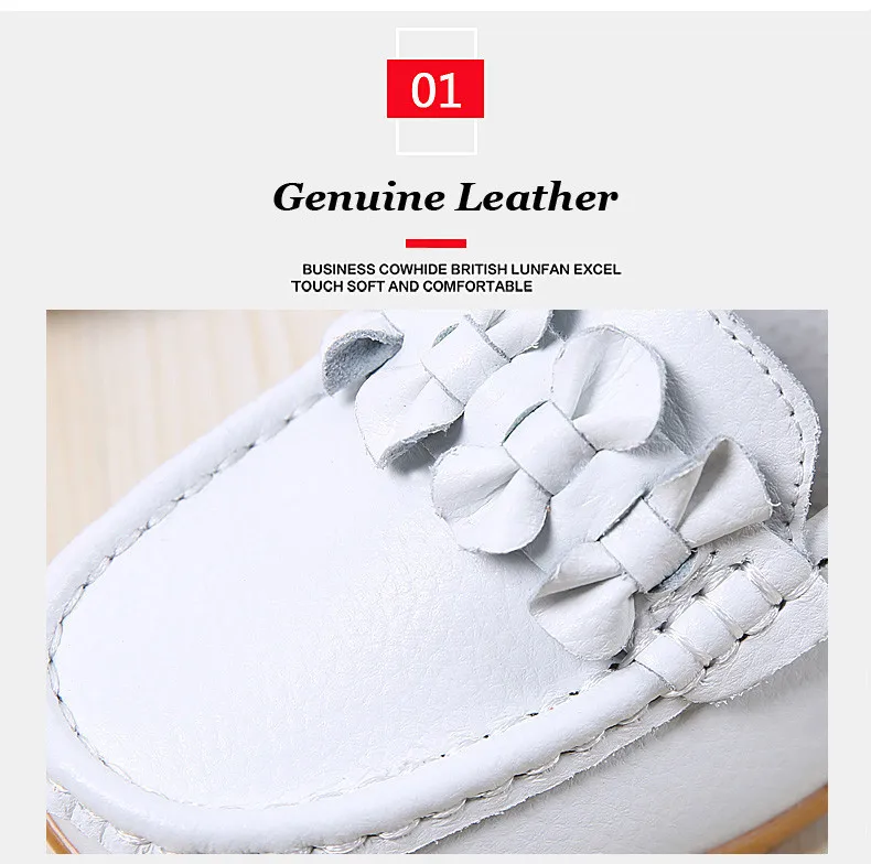 Women Ballet Flats Shoes Genuine Leather Loafers Shoes Woman Slip-on Flats Ladies Shoes Heels Creepers moccasins (3)