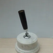 Черный мраморный фонтан Перо держатель ручки восстановление древних способов защитить ручки базы диаметр 6 см общая высота 8 см