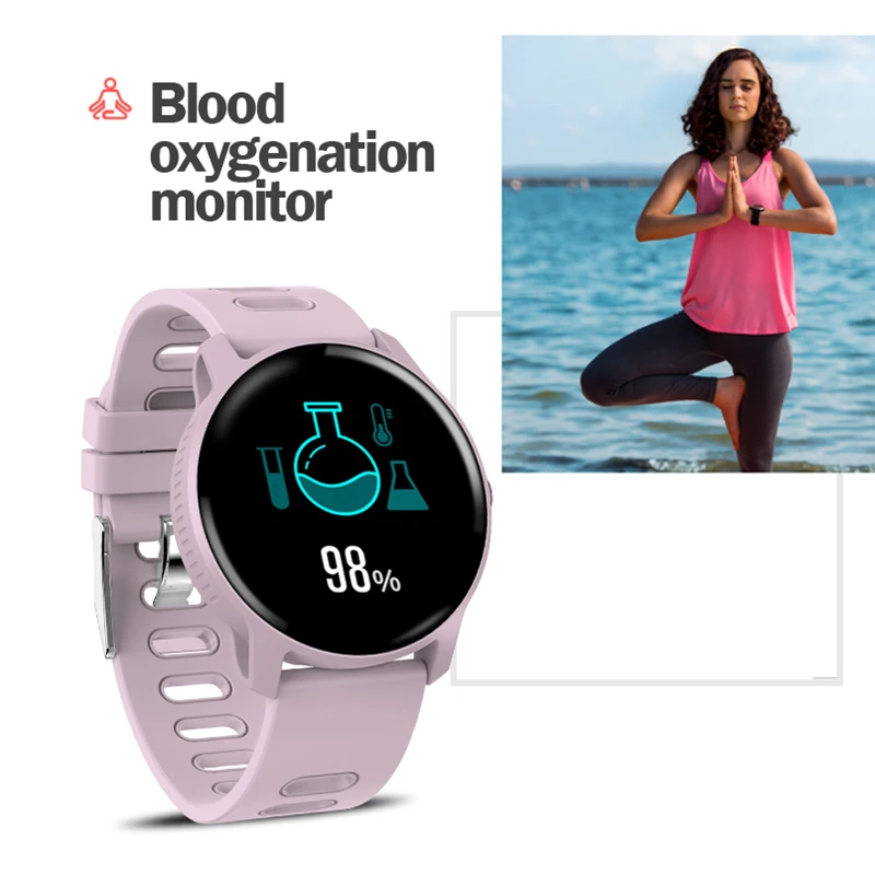 BELOONG S08 IP68 Водонепроницаемый Smartwatch Браслет HR крови Давление Монитор кислорода