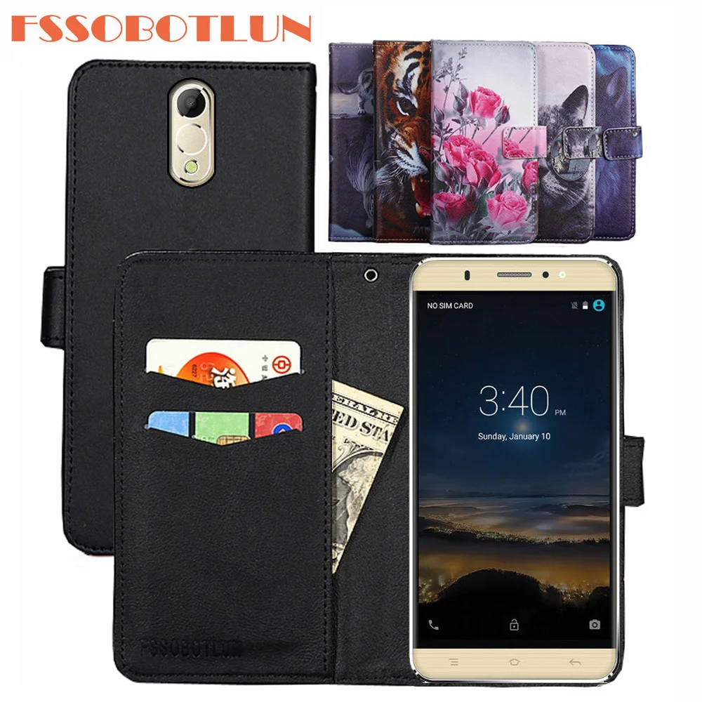 

FSSOBOTLUN 9 Colors For Gooweel M3 Case PU Leather Retro Flip Cover Shell Magnetic Fashion Wallet Cases Kickstand Strap