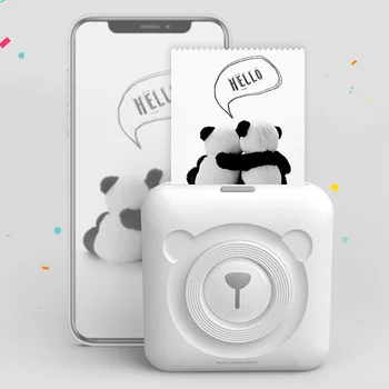 

Portable Photo Printer Mini Thermal Label Receipt Bluetooth for Mobile Phone GDeals
