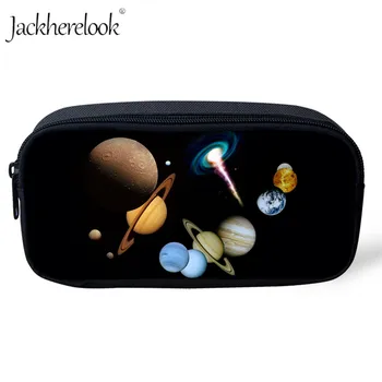 

Jackherelook 3D universe planet Print Cosmetic Bag for Women's Makeup Case Travel Organizer Bag Children Student Pencil Bag 2019