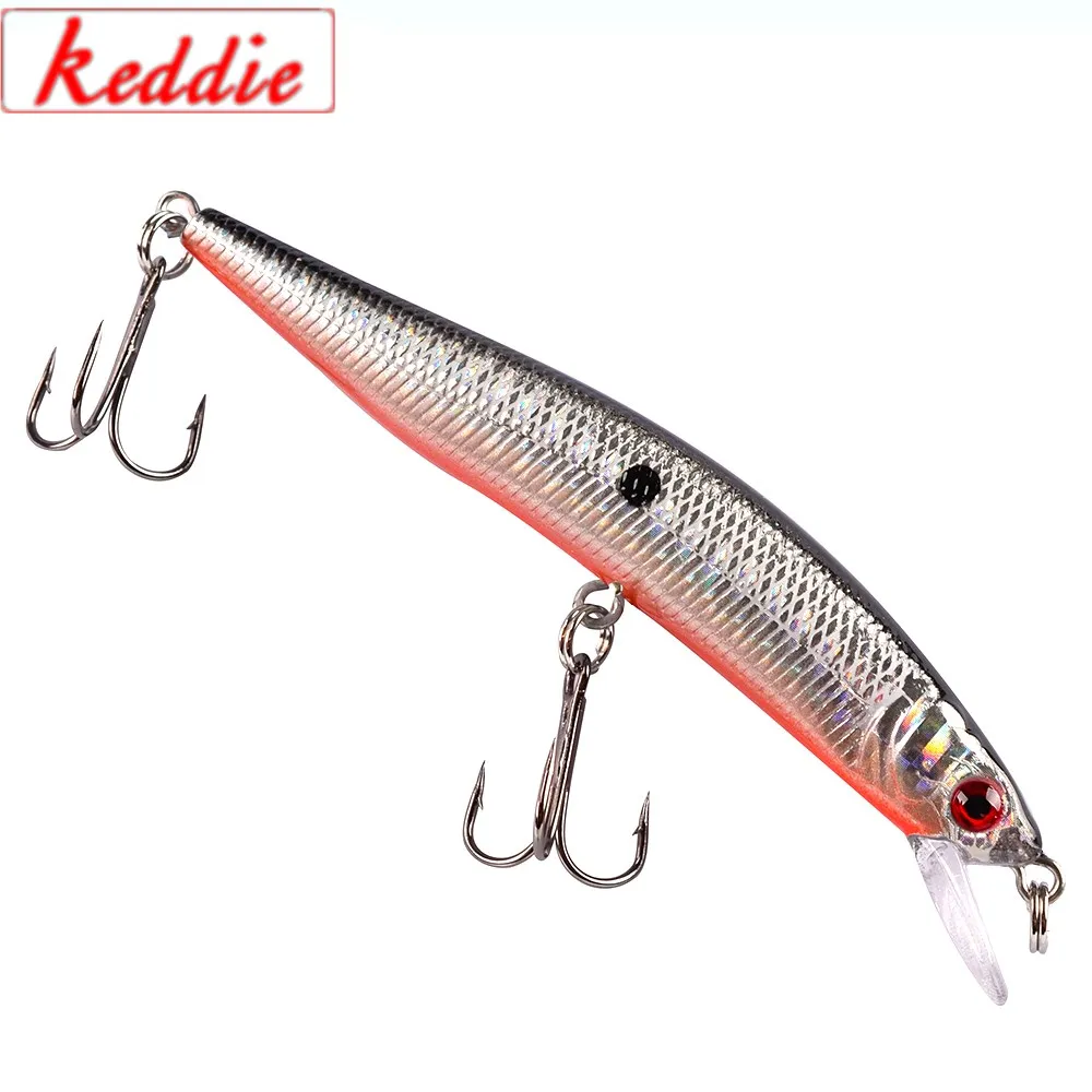 

1 pcs Fishing Baits 3D Eyes Floating Minnow Aritificial Laser Wobblers Crankbait Hard Plastic Fishing Baits Bait 10cm 8.4g 1050