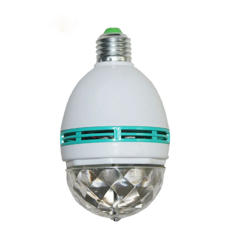 3w automatic rotating led stage light crystal slide projector ball