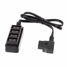 OOTDTY D-Tap мужской B-tape до 4 Женский концентратор переходник разветвитель Кабель для фотографии Power-831F