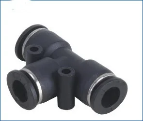 

6mm plastic union tee pneumatic fitting push fit plastic t fitting