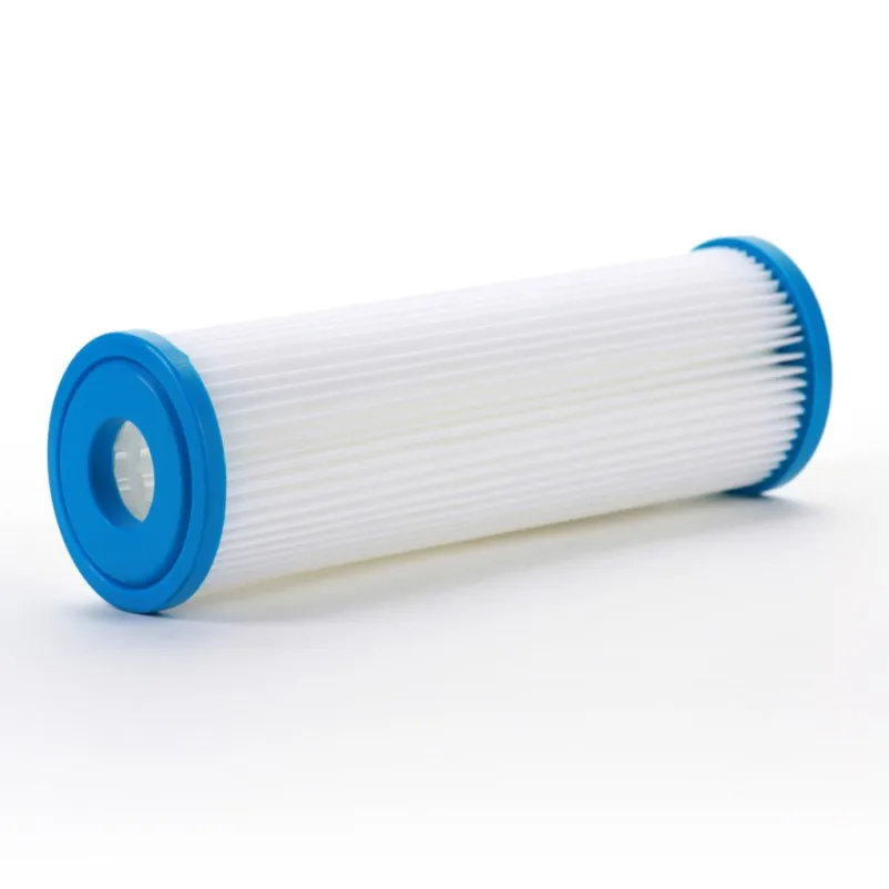 Pleated Poly Sediment Water Filter Cartridge Standard 2.5x10\