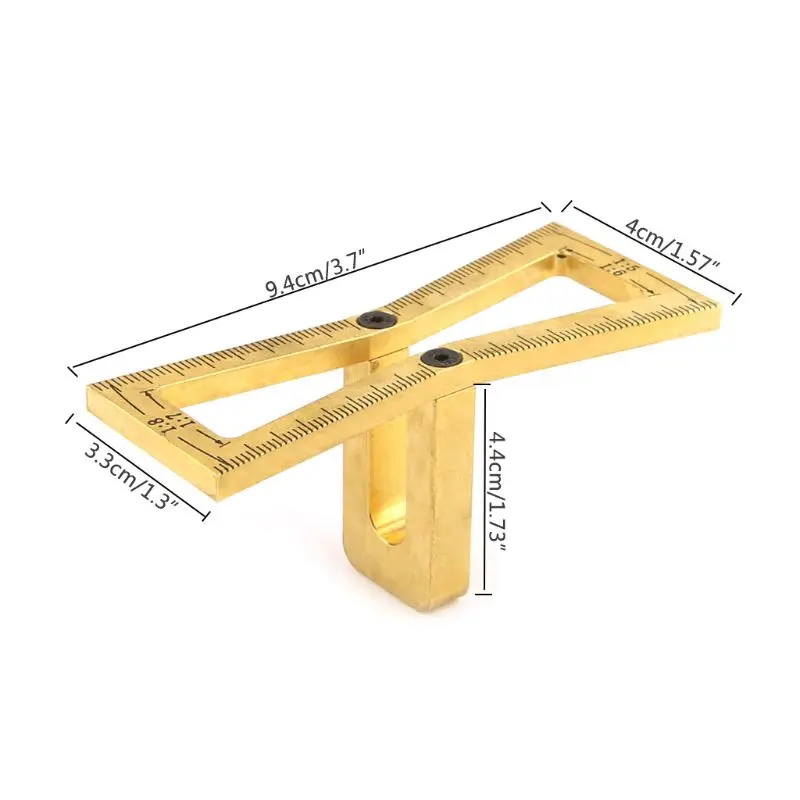 Маркер ласточкин хвост ручной резки деревянные суставы датчик ласточкин хвост направляющий инструмент со шкалой 1:5-1:6 и 1:7-1:8 для деревообработки