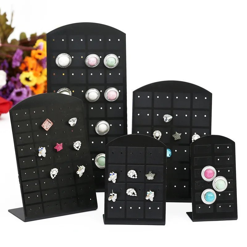 

Hot Fashion Factory Sale Plastic Earrings Display Stand or Convenient Jewelry Holder Show Case Tool Rack Organizer Dropshipping