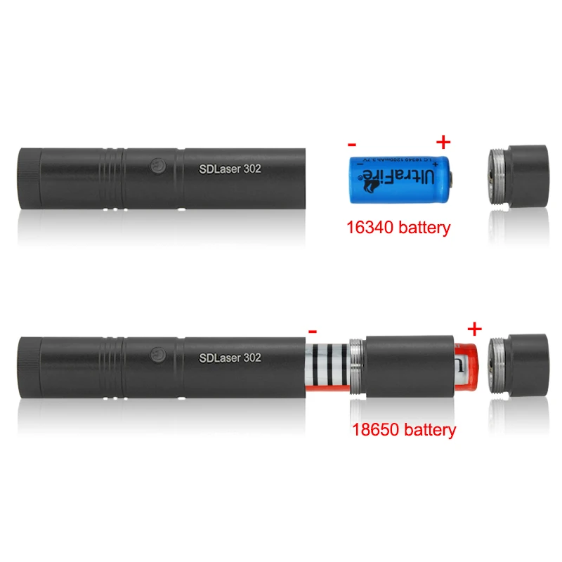 CWLASER 5000 10000 м высокая мощность 532 нм Фокусируемый Зеленый горящий лазер SD302 мощная